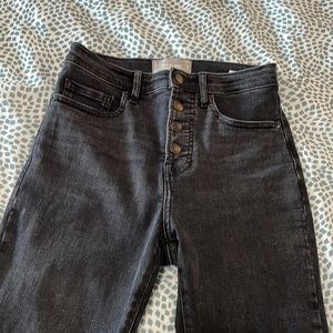 Everlane Authentic Stretch High-Rise Skinny Button Fly